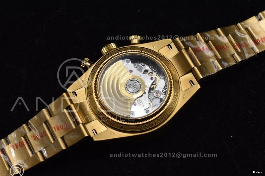 Edition Dial ADGF YG YG on Black Best A7750 Daytona YG Bracelet 0501